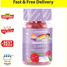 Novomins Kids Magnesium Gummies 30 Chewable Vitamins