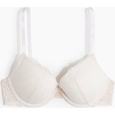H&M Dam BH:ar H&M Push Up Bh I Spets - Beige