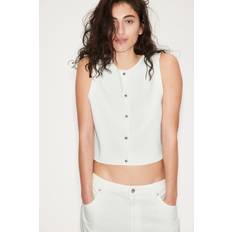 H&M Knitted Waistcoat - White