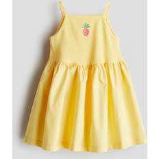 Babies Dresses Children's Clothing H&M Baby Print-Detail Dress - Yellow