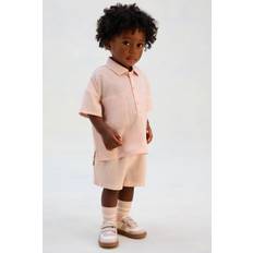 Orange Övriga sets H&M Baby 2-Delat Set I Linmix - Ljusrosa