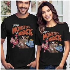 Shein Lovers T-Shirts Boo Berry Franken Berry Monster Cereals Rock T-Shirt Parody Design - Women