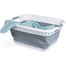 Livivo Folding Collapsible Laundry Basket Large Clothes