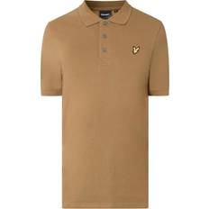 Brown Polo Shirts Lyle & Scott Men's And Plain Polo Shirt Brown