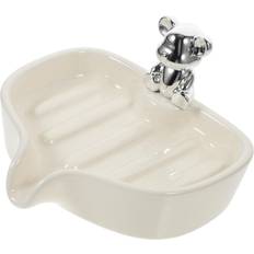Bathroom Accessories HKHBJS Bear Ceramic Soap Dish Soap Holder