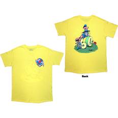 Grateful Dead Unisex T-Shirt Rose Pose - Yellow