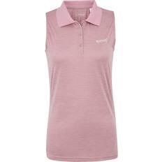 Pink - Women Polo Shirts Regatta Womens Tima II Sleeveless Polo Shirt - Lilac