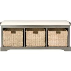 Brambly Cottage Loane Wicker 20cm H x 47cm W x 16cm D Storage Bench
