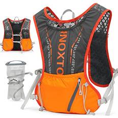 Zipper Running Backpacks Inoxto Hydration Vest Backpack Lightweight Water Running Vest Pack - Wit