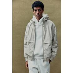 H&M Herre Overtøj H&M Vindjakke I Nylon Loose Fit - Beige