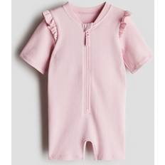Bebisar UV-dräkter Barnkläder H&M Baby Badoverall UPF 50 - Ljusrosa