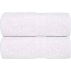 White Guest Towels vidaXL Washcloths 2 Pcs 15x21 cm 100% Cotton Guest Towel White