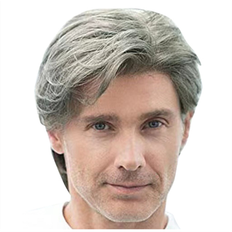 Men Wigs Jojomino Synthetic Wig with Bangs Heat Resistant Glueless