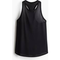 H&M Sort Træningstanktop med DryMove - Dame