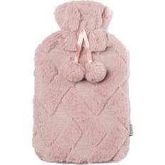 Livivo Hot Water Bottle with Soft Faux Fur Cover