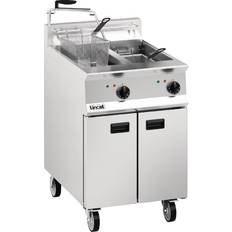 Fryers Lincat Opus 800 Twin Tank Twin Basket Free Standing Electric Filtration Fryer OE8113/OP