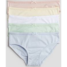 Gula Underkläder H&M Gul 5-Pack Trosa I Bomull - Persika/Grön/Blå