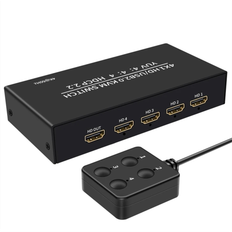 Tauoh KVM Switcher Selector 4 in 1 out for 4 PC Share Monitor Mouse Keyboard