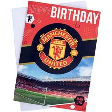 Red Cards & Invitations Manchester United FC Musical Birthday Card