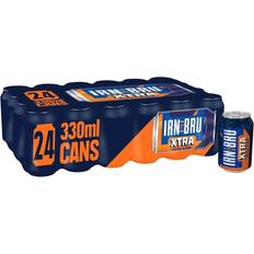 XTRA 24 Pack Zero No Sugar Low Calorie Fizzy Drinks Multipack Cans 24 x 330ml