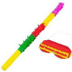Childrens Parties Piñatas Fax Potato Pinata Buster Stick Blindfold Set Toy