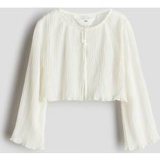 Recycled Materials Blouses & Tunics Children's Clothing H&M Girls Crinkled Blouse - White