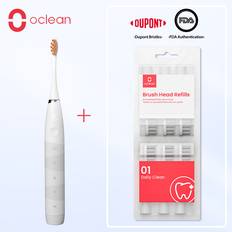 Electric Toothbrushes & Irrigators Maxpower Oclean Flow White 6 Inch Electric Toothbrush Set