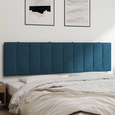 vidaXL Gavlpude 180 cm Velour Blå Sengegavl