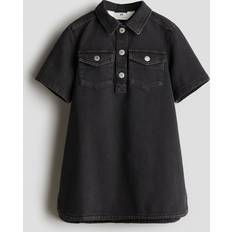Recycled Materials Dresses H&M A-line Twill Dress - Grey
