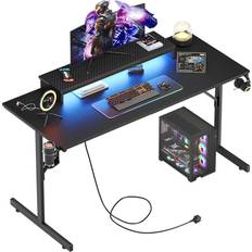 Bestier Gaming Desk 131.6 cm with Power Outlets