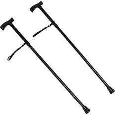 Crutches & Canes Securefix Direct Adjustable Folding Walking Stick Cane X2