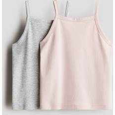 H&M Overdele H&M Pige 2-pak Top I Bomuld - Lyserød