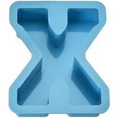 Blue Casting Uxcell Silicone Resin Letter Mold 3D for Epoxy Resin Art 4 inch