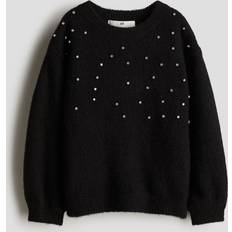 H&M Embellished Jumper - Black