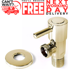 Xcel Gold Stop Valve For Douche On/Off Muslim Shattaf Single Lever Angle Tap Switch