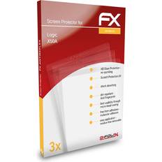 Screen Protectors atFoliX 3x Screen Protection Film for Logic X50A Matt und Shockproof