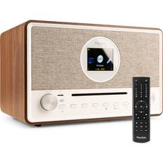 Audizio 102.252 Lucca Internet Radio with DAB+ and CD Player Wood