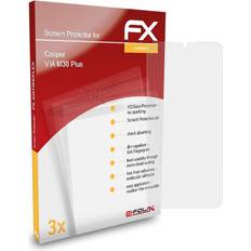 Screen Protectors atFoliX 3x Screen Protection Film for Casper Via M30 Plus Matt und Shockproof