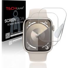 TechGear 2x EPU Full Screen Protectors for Apple Watch Series 9 8 7 45mm