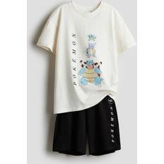 Boys Pyjamases Children's Clothing H&M Boys Printed Cotton Pyjamas - White