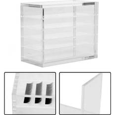 Makeup Cases Clear Clear Eyelash Storage Box Makeup Organizer - 5 Layers