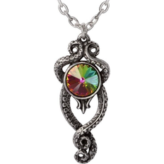 Alchemy Gothic Light In The Dark Necklace - Silver Coloured
