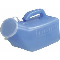 Urinals ThatCable Male Portable Urinal With Lid 1 Litre Blue