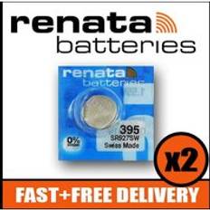 Renata Bundle of 2 x 395 Watch Battery 1.55v SR927SW
