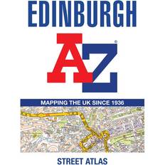 Books Edinburgh A-Z Street Atlas Accurate Street Map for Easy Navigation (Paperback)