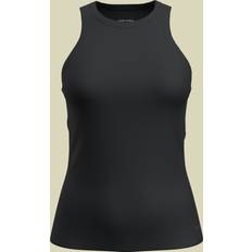 Ull Linnen Icebreaker Women's Merino Rib Lotus Tank - Black