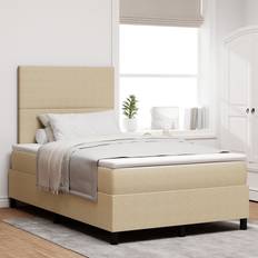 Senge & Madrasser vidaXL Boxspring Seng med Madras und LED Lys 120x200 cm Fløjlstof Rammeseng