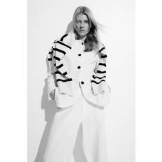 H&M White Jackets H&M Fitted Jacket - White