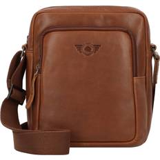 Greenburry Dame Skuldertasker Greenburry Umhängetasche Leder Schultertasche Waxy Vintage - Klein