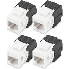 Data- & Nettverksuttak Digitus CAT 6 Keystone Jack 4-Pack